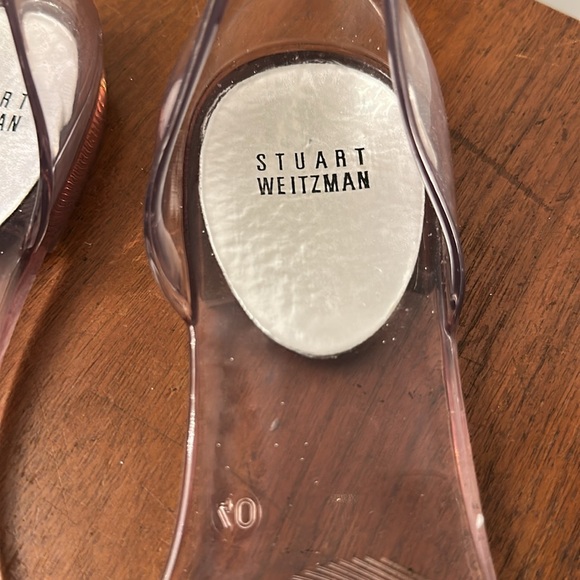 Stuart Weitzman jelly bow sandals. 9 - Picture 3 of 6